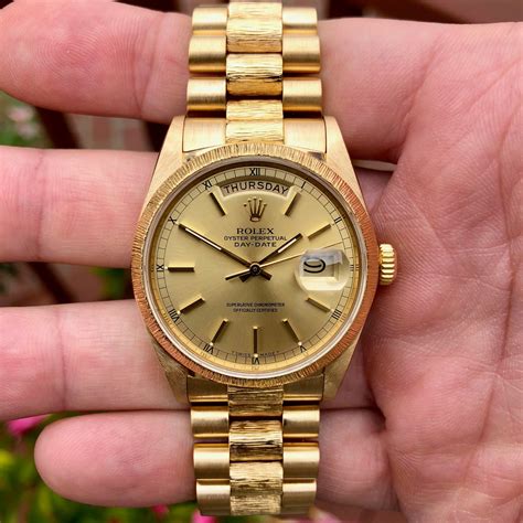 18k yellow gold presidential rolex|Rolex day date 18038.